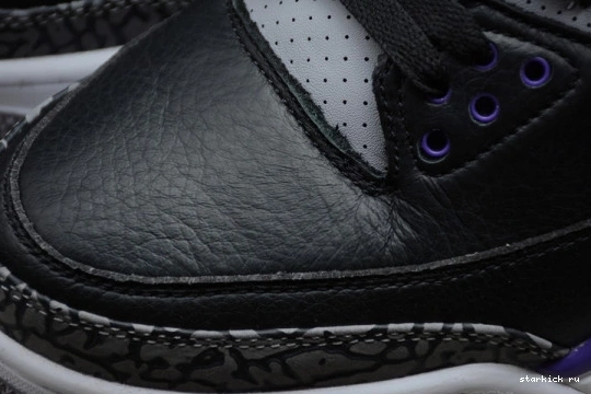 Black 3 Court Air Jordan Purple CT8532-050 CT8532-050 Retro 1103